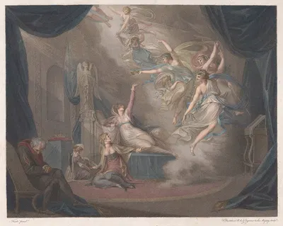 Queen Katherine's Dream by Henry Fuseli, 1788 — digital art print download