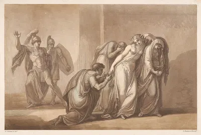 Anthony and Cleopatra, Act 3, Scene II by Генри Трешем, 1794 — digital art print download