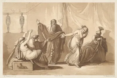 Antony and Cleopatra, Act I, Scene II by Генри Трешем, 1794 — digital art print download