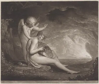 Mercury Inventing the Lyre by James Barry, 1775 — digital art print download