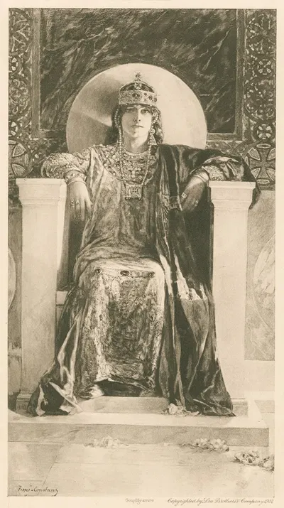 Theodora by Жан-Жозеф-Бенжамен Констан, 1902 — digital art print download