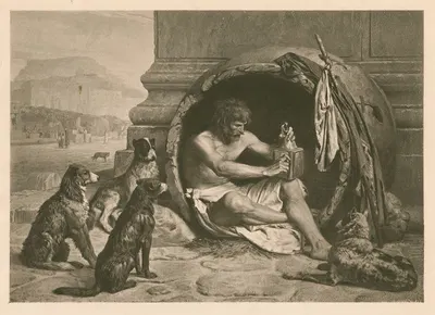 Diogenes by Жан-Леон Жерома, 1881 — digital art print download