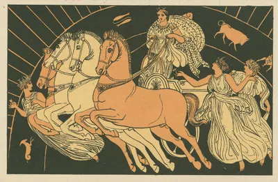 The horses of the morning by Джон Флаксмен, 1879 — digital art print download
