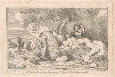 Monster by Джон Гамильтон Мортимер, 1750 — digital art print download
