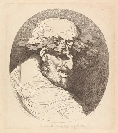 Silenus by Джон Гамильтон Мортимер, 1779 — digital art print download