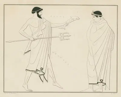 Нептун представляет дельфина Тесею by Луи Пети, 1844 - 1861 — digital art print download