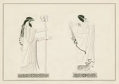 П Poseidon и Амфитрит by Луи Пети, 1844 - 1861 — digital art print download