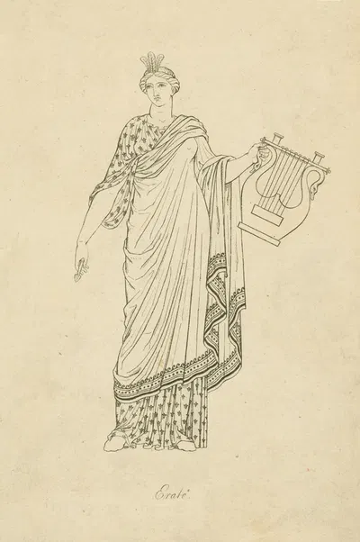 Erato by Thomas Hope, 1812 — digital art print download