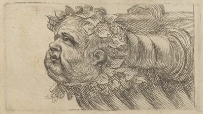 Head of a Child on the Bow of a Ship by Франсуа Шово, 1635–1645 — digital art print download