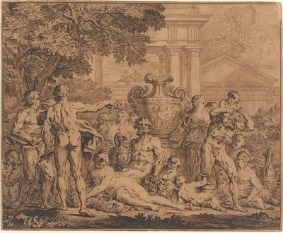 Bacchanal by François Roëttiers — digital art print download