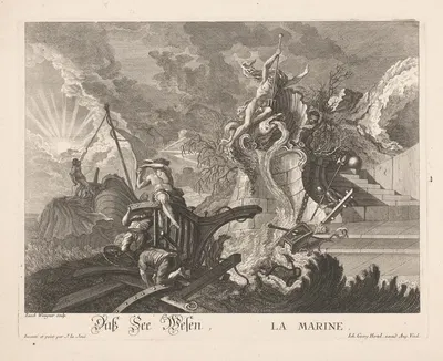 Allegory of seafaring by Jakob Wangner — digital art print download