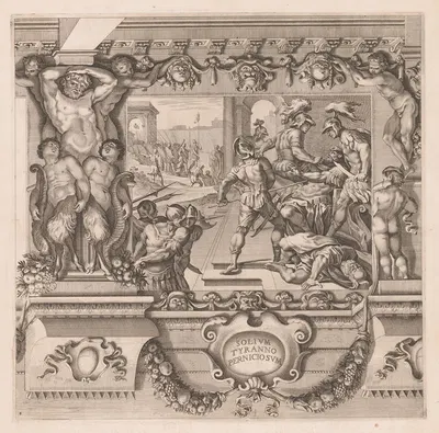 Romulus frees his brother Remus by Жан Буланже, 1659 — digital art print download