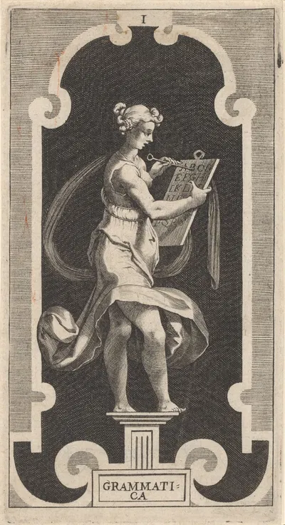 Grammar by Лукас Килиан, 1640-1708 — digital art print download