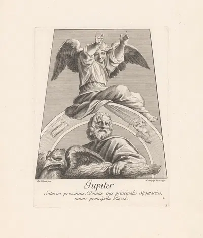 Jupiter by Николас Дорини, 1695 — digital art print download
