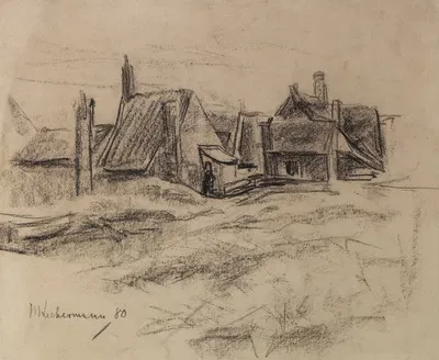 Katwijk by Макс Либерман — digital art print download