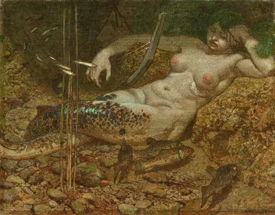 Schlafende Nixe by Alexander Rothaug — digital art print download