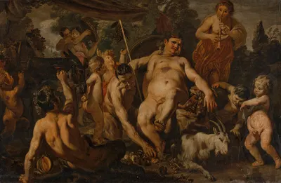The Triumph of Bacchus by Cornelis Schut — digital art print download