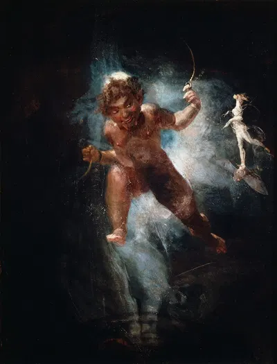 Puck by Henry Fuseli, 1810-1820 — digital art print download