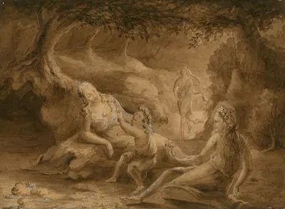 Titania and the Fairies from Shakespeare's Midsummer night's dream by Henry Fuseli — digital art print download
