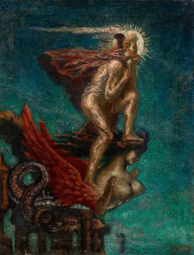 Le Génie Vainqueur by Жан Дельвиль, 1905 — digital art print download