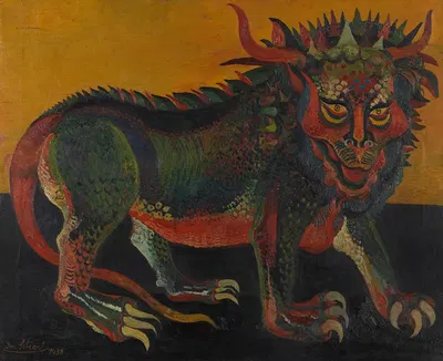 Apokalyptisches Tier (Apocalyptic Beast) by Йозеф Шарль, 1938 — digital art print download
