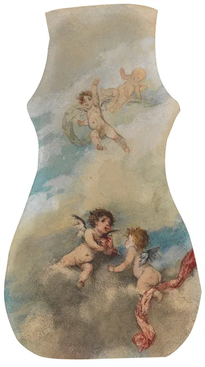 Studie für Wandvertäfelung by Moritz von Schwind — digital art print download
