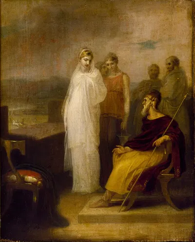 Helen and Priam at the Scaen Gate by Richard Cook, 1808 — digital art print download