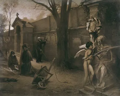 Pranksters by Antoni Kamieński, 1896 — digital art print download