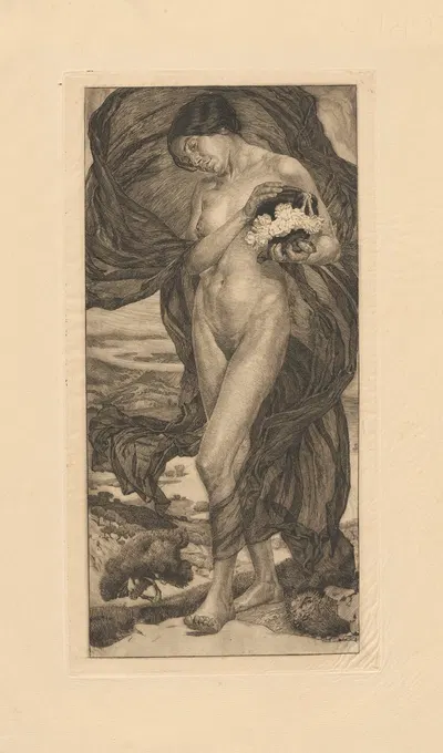 Pandora by Зигмунд Липиньский, 1911 — digital art print download