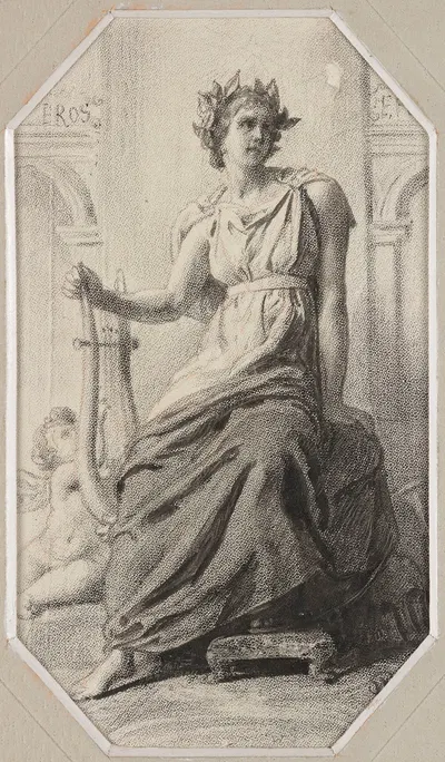 Allegory of Poetry by Wojciech Gerson, 1885 — digital art print download