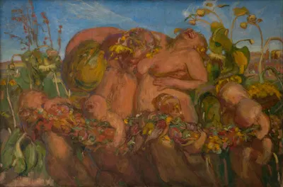 Bacchanalia by Войцех Вейс, 1903 — digital art print download
