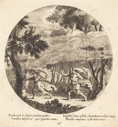 Jupiter and Io by Георг Андреас Вольфганг Старший, 1665 — digital art print download