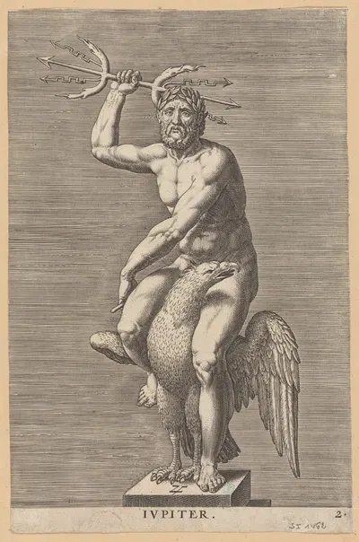 Jupiter by Jacob Jonghelinck, 1586 — digital art print download