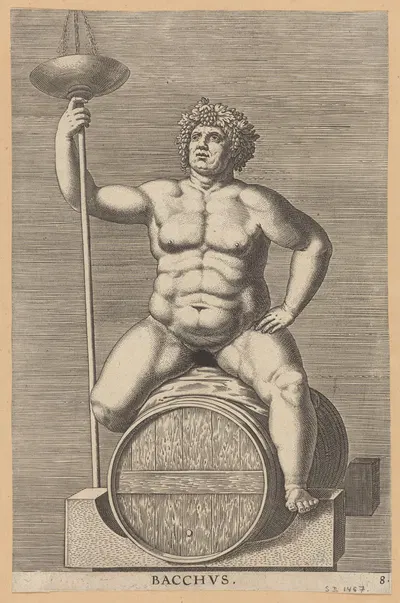 Bacchus by Jacob Jonghelinck, 1586 — digital art print download