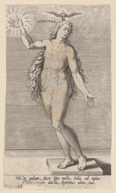 Veritas by Филипп Галле, 1585-1590 — digital art print download