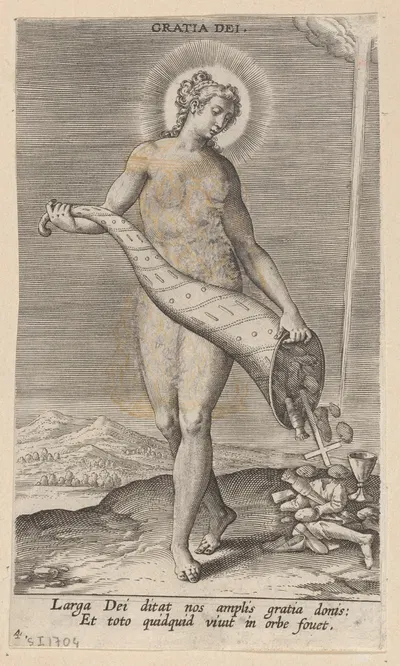Gratia Dei by Филипп Галле, 1585-1590 — digital art print download