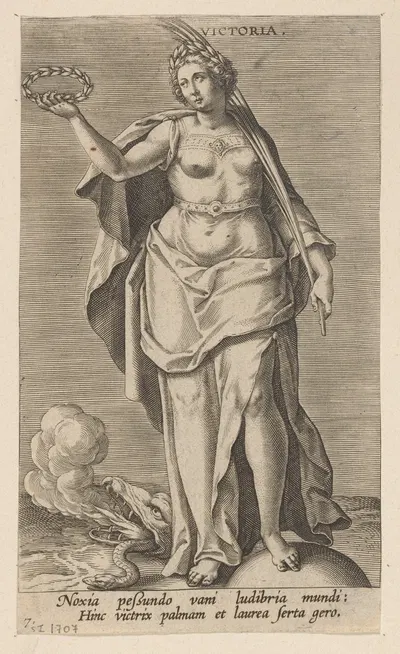 Victoria by Philip Galle, 1585-1590 — digital art print download