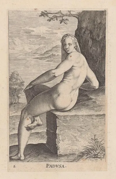 Padusa by Филипп Галле, 1587 — digital art print download