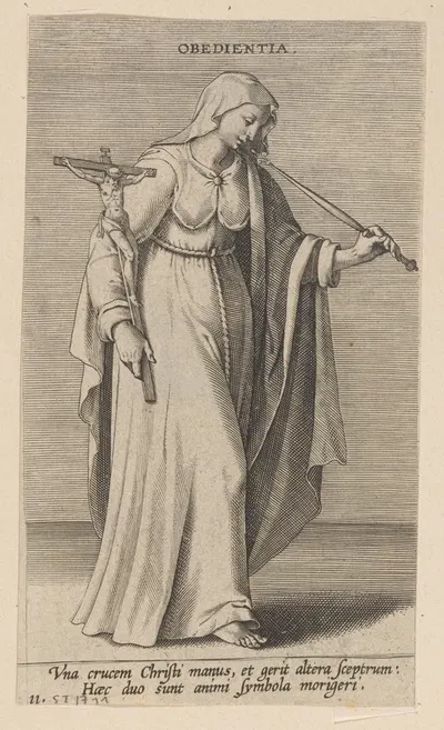 Obedientia by Филипп Галле, 1585-1590 — digital art print download