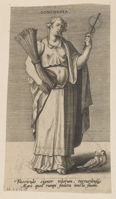 Concordia by Филипп Галле, 1585-1590 — digital art print download