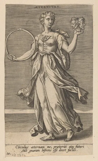 Aeternitas by Филипп Галле, 1585-1590 — digital art print download