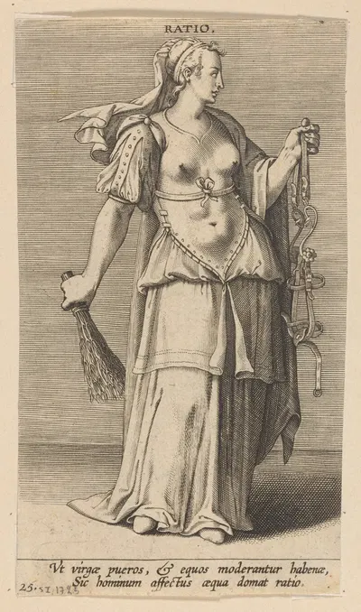 Ratio by Филипп Галле, 1585-1590 — digital art print download