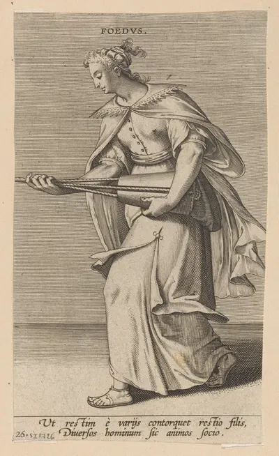 Foedus by Филипп Галле, 1585-1590 — digital art print download