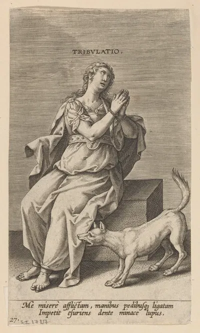 Tribulatio by Филипп Галле, 1585-1590 — digital art print download