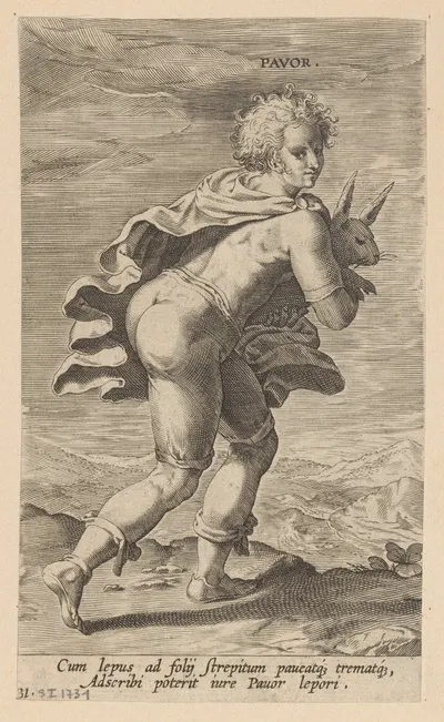 Pavor by Филипп Галле, 1585-1590 — digital art print download