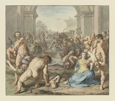 De kindermoord te Bethlehem by Wybrand Hendriks — digital art print download