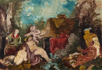 Le Jugement de Pâris entouré de Vénus, de Mercure et d'Amour by Шарль Дюфрен — digital art print download