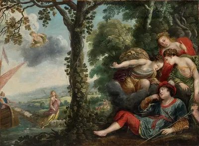 The dream of Daphnis by Claude Vignon — digital art print download