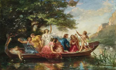 The Embarkation for Cythera by Эжен Фур — digital art print download