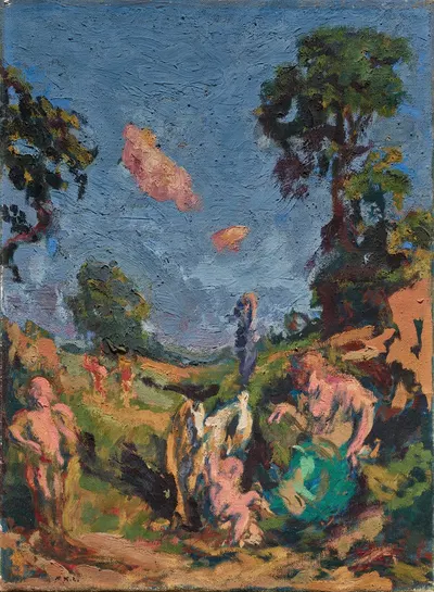Esquisse pour 'L'Enfance de Jupiter' by Кер-Жавьер Руссель, 1919 — digital art print download